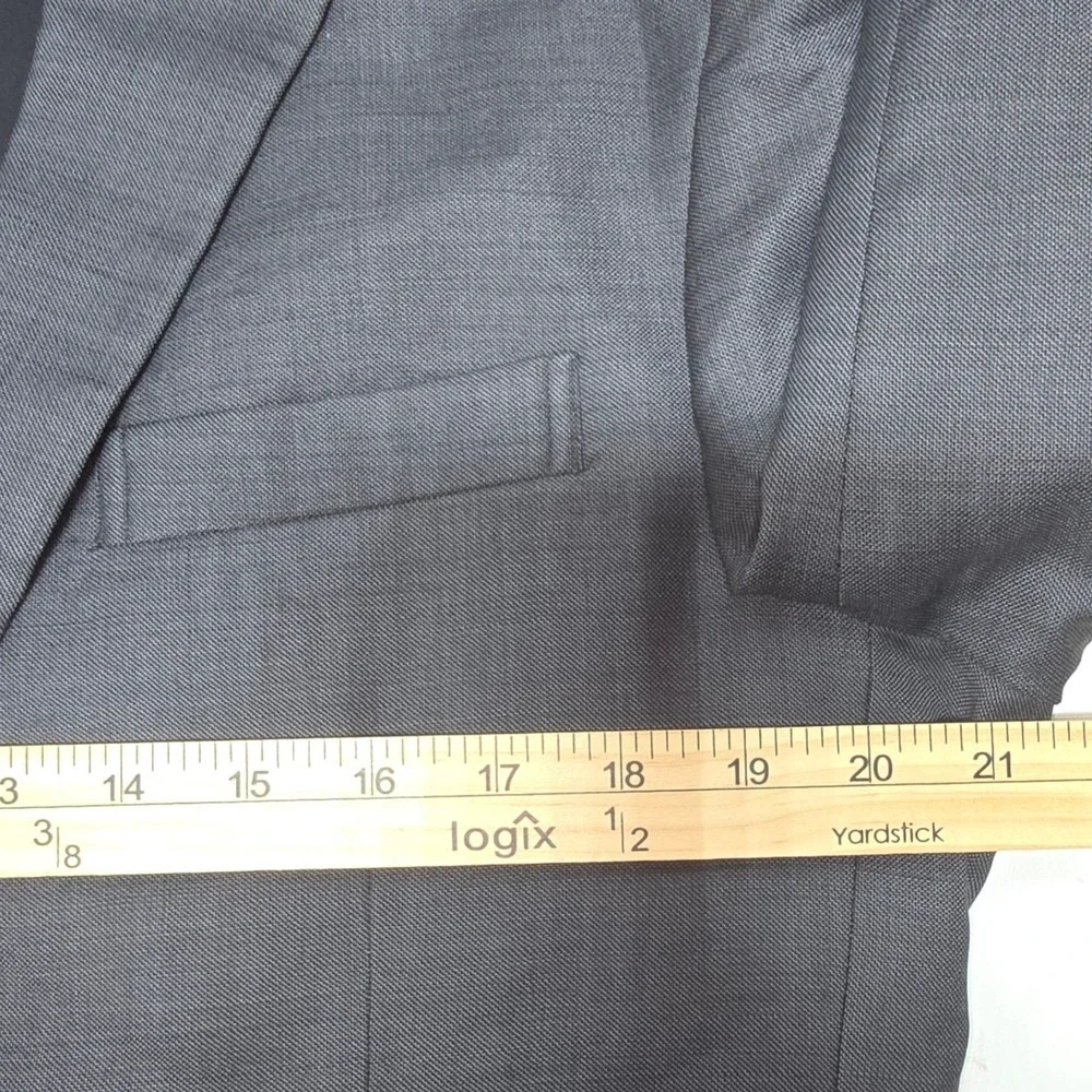 Jos. A. Bank Traveler's Collection Metropolitan Slim Fit 100% Wool Blazer 40L